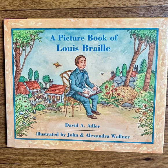 A Picture Book Of Louis Braille • David A. Adler • 1997 • Holiday House •HC Book - Picture 2 of 9